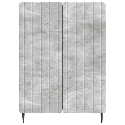 Sideboard Betonggrå 66 x 34,5 x 92 cm Konstruerat trä