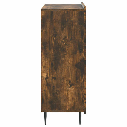 Sideboard Rökt ek 66 x 34,5 x 92 cm Konstruerat trä