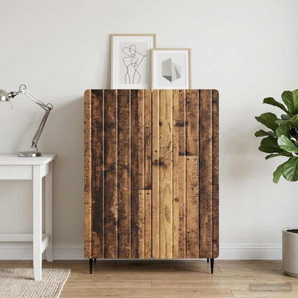 Sideboard Gammalt trä 66 x 34,5 x 92 cm Konstruerat trä