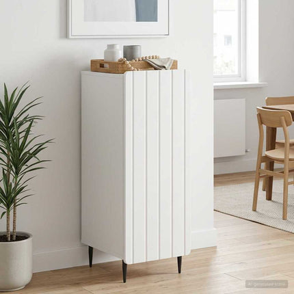 Sideboard Vit 34,5 x 33 x 92 cm Konstruerat trä