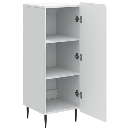 Sideboard Vit 34,5 x 33 x 92 cm Konstruerat trä