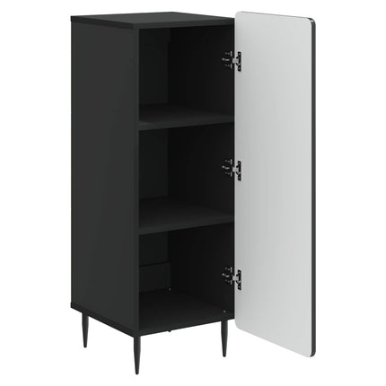 Sideboard Svart 34,5 x 33 x 92 cm Konstruerat trä