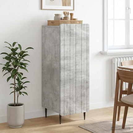 Sideboard Betonggrå 34,5 x 33 x 92 cm Konstruerat trä