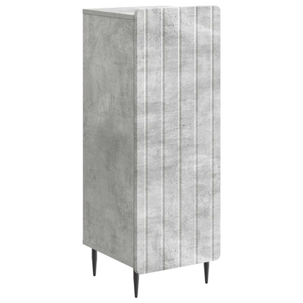 Sideboard Betonggrå 34,5 x 33 x 92 cm Konstruerat trä