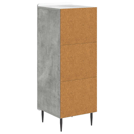 Sideboard Betonggrå 34,5 x 33 x 92 cm Konstruerat trä