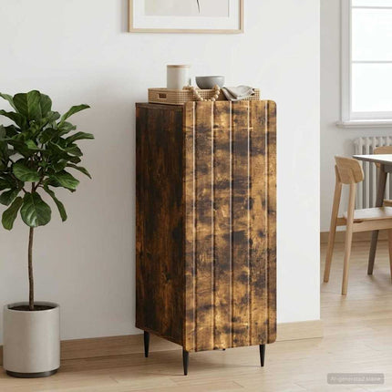 Sideboard Rökt ek 34,5 x 33 x 92 cm Konstruerat trä