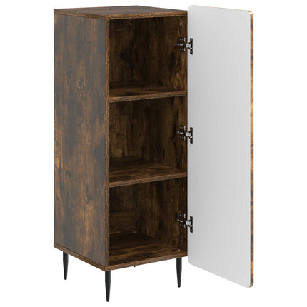 Sideboard Rökt ek 34,5 x 33 x 92 cm Konstruerat trä