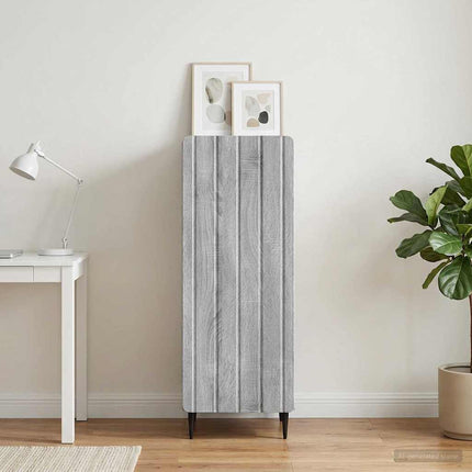 Sideboard Grå sonoma-ek 34,5 x 33 x 92 cm Konstruerat trä