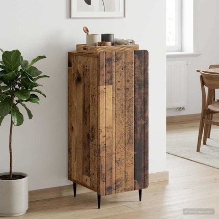 Sideboard Gammalt trä 34,5 x 33 x 92 cm Konstruerat trä