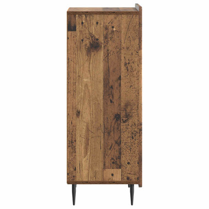 Sideboard Gammalt trä 34,5 x 33 x 92 cm Konstruerat trä