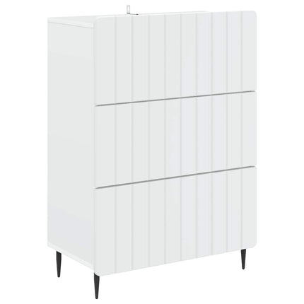 Lådans skåp Vit 66 x 34,5 x 92 cm Konstruerat trä