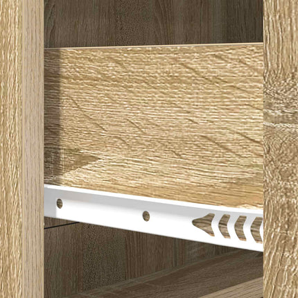 Lådans skåp Sonoma-ek 66 x 34,5 x 92 cm Konstruerat trä