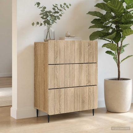 Lådans skåp Sonoma-ek 66 x 34,5 x 92 cm Konstruerat trä