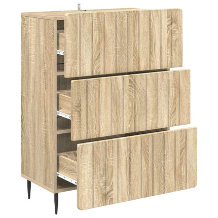 Lådans skåp Sonoma-ek 66 x 34,5 x 92 cm Konstruerat trä