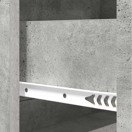 Lådans skåp Betonggrå 66 x 34,5 x 92 cm Konstruerat trä