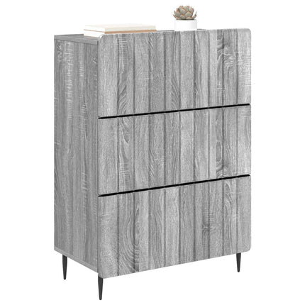Lådans skåp Grå sonoma-ek 66 x 34,5 x 92 cm Konstruerat trä