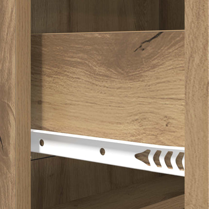 Lådans skåp 66 x 34,5 x 92 cm Konstruerat trä Artisan-ek