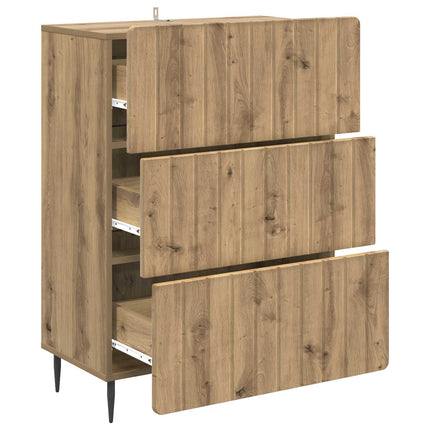Lådans skåp Artisan-ek 66 x 34,5 x 92 cm Konstruerat trä