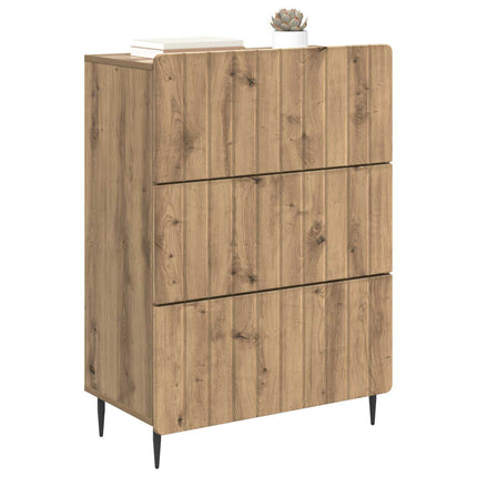 Lådans skåp 66 x 34,5 x 92 cm Konstruerat trä Artisan-ek