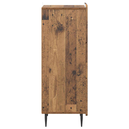 Lådans skåp Gammalt trä 33 x 34,5 x 92 cm Konstruerat trä