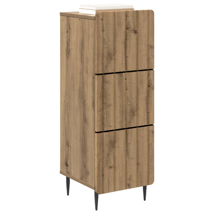 Lådans skåp Artisan-ek 33 x 34,5 x 92 cm Konstruerat trä