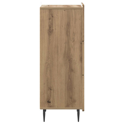 Lådans skåp Artisan-ek 33 x 34,5 x 92 cm Konstruerat trä