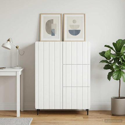 Sideboard Vit 66 x 34,5 x 91,5 cm Konstruerat trä