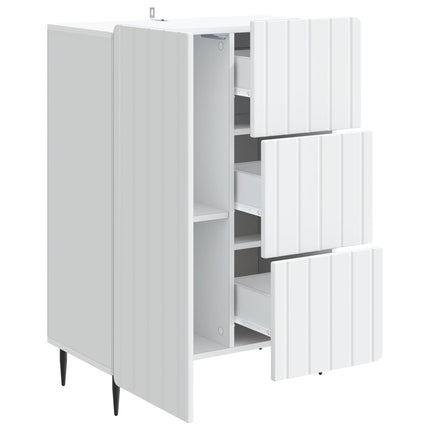 Sideboard Vit 66 x 34,5 x 91,5 cm Konstruerat trä