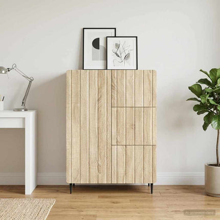 Sideboard Sonoma-ek 66 x 34,5 x 91,5 cm Konstruerat trä