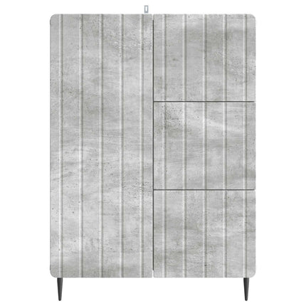 Sideboard Betonggrå 66 x 34,5 x 91,5 cm Konstruerat trä