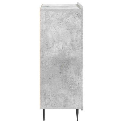 Sideboard Betonggrå 66 x 34,5 x 91,5 cm Konstruerat trä