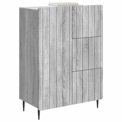 Sideboard Grå sonoma-ek 66 x 34,5 x 91,5 cm Konstruerat trä