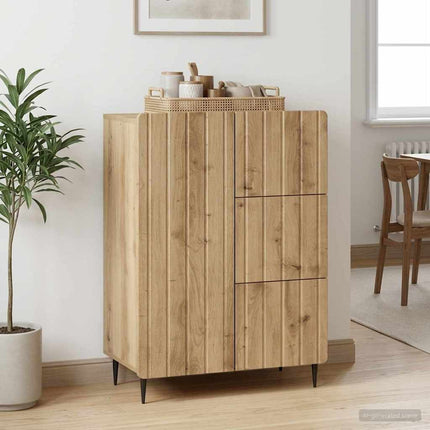 Sideboard Artisan-ek 66 x 34,5 x 91,5 cm Konstruerat trä