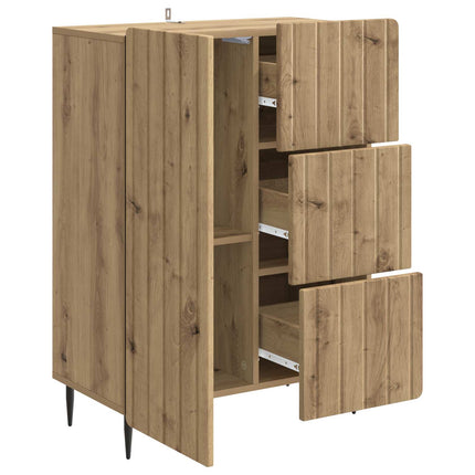 Sideboard Artisan-ek 66 x 34,5 x 91,5 cm Konstruerat trä