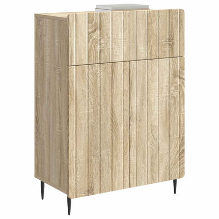 Sideboard med låda Sonoma-ek 66 x 34,5 x 92 cm Konstruerat trä