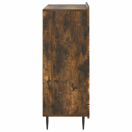 Sideboard med låda Rökt ek 66 x 34,5 x 92 cm Konstruerat trä