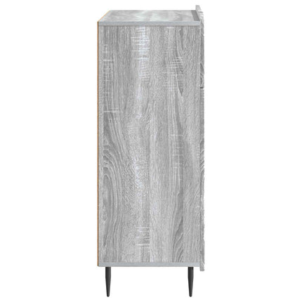 Sideboard Grå sonoma-ek 66 x 34,5 x 92 cm Konstruerat trä