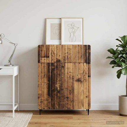 Sideboard Gammalt trä 66 x 34,5 x 92 cm Konstruerat trä