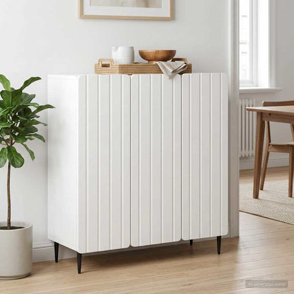 Sideboard Vit 89 x 34,5 x 82 cm Konstruerat trä