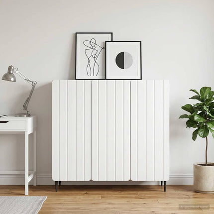 Sideboard Vit 89 x 34,5 x 82 cm Konstruerat trä
