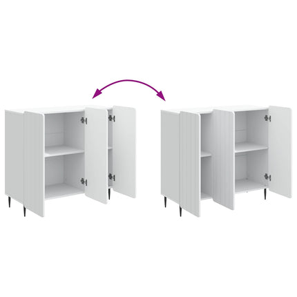 Sideboard Vit 89 x 34,5 x 82 cm Konstruerat trä