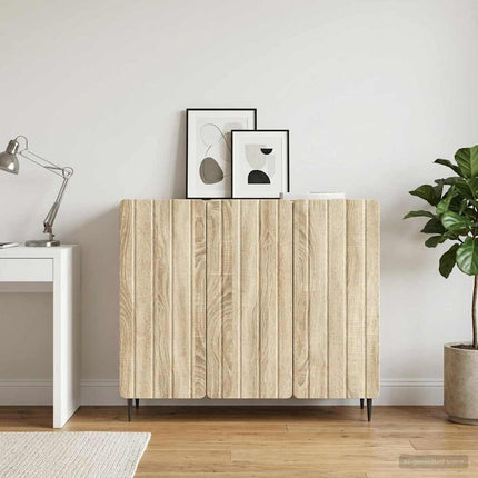 Sideboard Sonoma-ek 89 x 34,5 x 82 cm Konstruerat trä