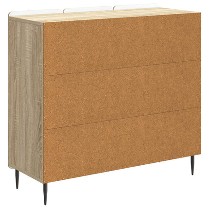 Sideboard Sonoma-ek 89 x 34,5 x 82 cm Konstruerat trä