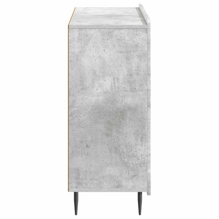 Sideboard Betonggrå 89 x 34,5 x 82 cm Konstruerat trä