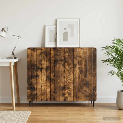 Sideboard Rökt ek 89 x 34,5 x 82 cm Konstruerat trä