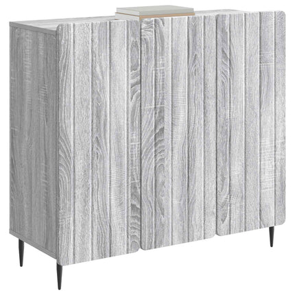 Sideboard Grå sonoma-ek 89 x 34,5 x 82 cm Konstruerat trä