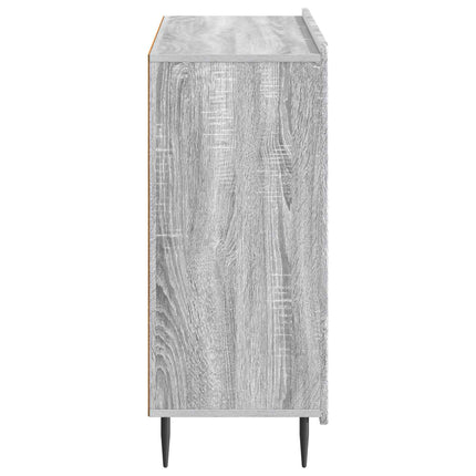 Sideboard Grå sonoma-ek 89 x 34,5 x 82 cm Konstruerat trä