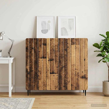 Sideboard Gammalt trä 89 x 34,5 x 82 cm Konstruerat trä