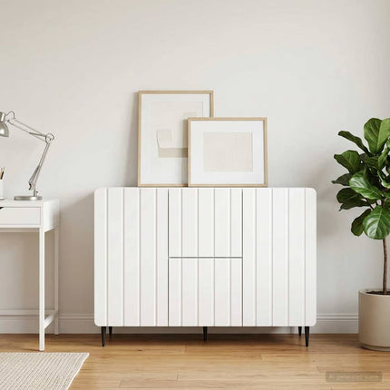 Sideboard Vit 89 x 34,5 x 62 cm Konstruerat trä