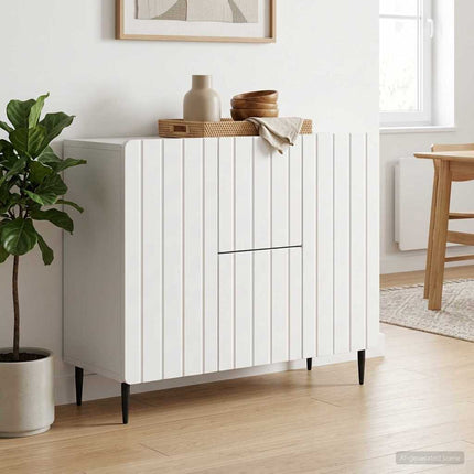 Sideboard Vit 89 x 34,5 x 62 cm Konstruerat trä